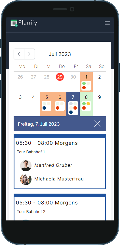 Ticketüberprüfung beim Eingang